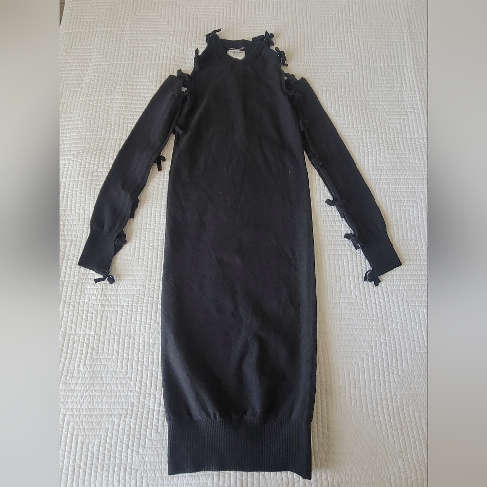 Elegant Black Knit Dress